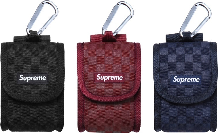 Printed Check Camera Pouch